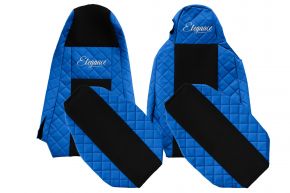 Coprisedili su misura ELEGANCE Q per SCANIA P (01.2013-12.2016) - STREAMLINE, sedili diversi - blu