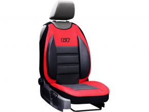 Coprisedile auto ergonomico GT Ergonomic con supporto lombare, rosso, 1 pz.