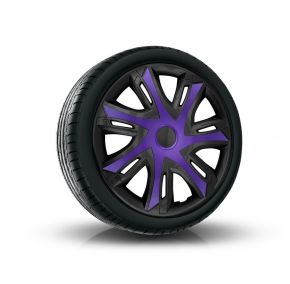 Copricerchi per AUDI 15", N-POWER BICOLOR viola-nero 4pz