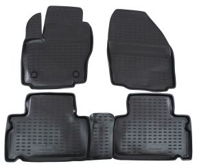 Tappeti in gomma FORD FORD S-MAX 2006-up 4 pz