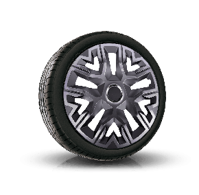 Copricerchi per OPEL 16", PERFECTO grafite laccato, 4pz