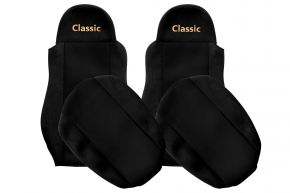 Coprisedili su misura CLASSIC per DAF LF (01.2001-12.2013) - neri