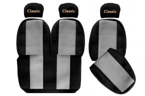 Coprisedili su misura CLASSIC per MAN L2000 (01.1994-12.2005) - grigi
