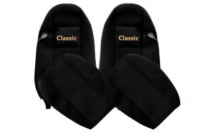 Coprisedili su misura CLASSIC per IVECO STRALIS (01.2002-12.2012) - neri