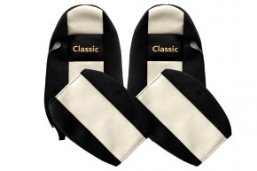 Coprisedili su misura CLASSIC per IVECO STRALIS (01.2002-12.2012) - beige chiaro