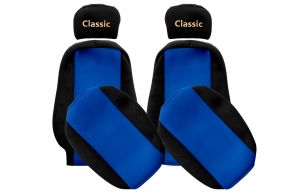 Coprisedili su misura CLASSIC per VOLVO FM (01.1998-12.2001) - poggiatesta regolabili - blu