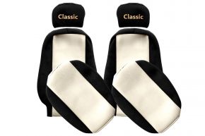 Coprisedili su misura CLASSIC per VOLVO FM (01.1998-12.2001) - poggiatesta regolabili - beige chiaro