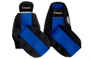 Coprisedili su misura CLASSIC per SCANIA 4 (01.1995-12.2004) - poggiatesta diversi - blu