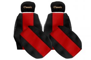 Coprisedili su misura CLASSIC per RENAULT PREMIUM I (01.1997-12.2004) - poggiatesta regolabili - rossi