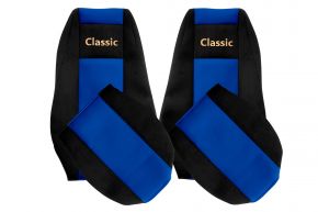 Coprisedili su misura CLASSIC per RENAULT PREMIUM II (01.2005-12.2013) - poggiatesta integrati - blu