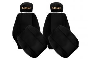 Coprisedili su misura CLASSIC per MERCEDES AXOR (01.1996-12.2004) - poggiatesta regolabili - neri