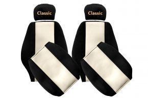 Coprisedili su misura CLASSIC per MERCEDES ATEGO (01.1996-12.2003) - poggiatesta regolabili - beige chiaro