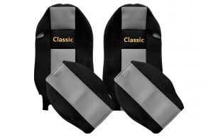 Coprisedili su misura CLASSIC per MERCEDES ACTROS MP 2 (01.2003-12.2006) - poggiatesta integrati - grigi