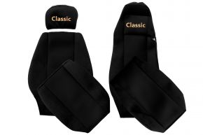 Coprisedili su misura CLASSIC per MERCEDES ACTROS MP 1 (01.1996-12.2002) - cabina MEGA SPACE - neri