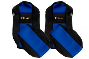 Coprisedili su misura CLASSIC per MERCEDES ACTROS MP 4 (01.2011-12.2018) - sedili standard - blu