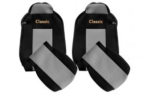Coprisedili su misura CLASSIC per IVECO STRALIS XP (01.2016-12.2019) - grigi