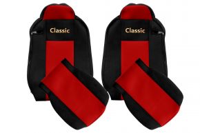 Coprisedili su misura CLASSIC per IVECO STRALIS XP (01.2016-12.2019) - rossi