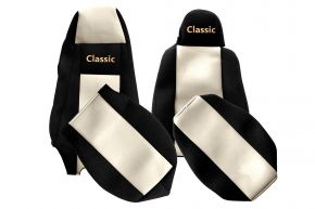 Coprisedili su misura CLASSIC per SCANIA R (01.2013-12.2016) - sedile conducente con microfono - beige chiaro