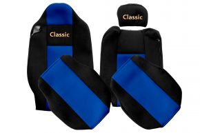 Coprisedili su misura CLASSIC per RENAULT T (01.2014-04.2021) - sedile passeggero senza braccioli - blu