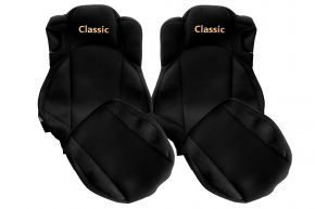 Coprisedili su misura CLASSIC per MERCEDES ACTROS MP 5 (dal 01.2019) - sedili comfort - neri