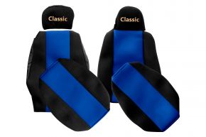 Coprisedili su misura CLASSIC per SCANIA R (01.2013-12.2016) - poggiatesta diversi - blu