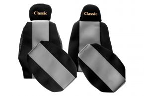 Coprisedili su misura CLASSIC per SCANIA R (01.2013-12.2016) - poggiatesta diversi - grigi