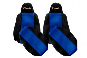 Coprisedili su misura CLASSIC per SCANIA G NEXTGEN (dal 01.2017) - poggiatesta stretti - blu