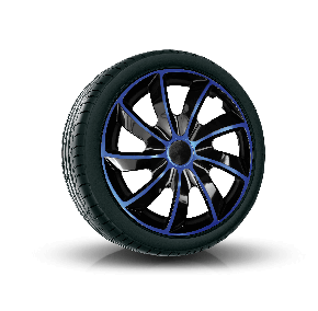 Copricerchi per FIAT BLUE 14", QUAD BICOLOR BLU 4 pz