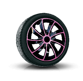 Copricerchi per AUDI 15", QUAD BICOLOR ROSA 4 pz