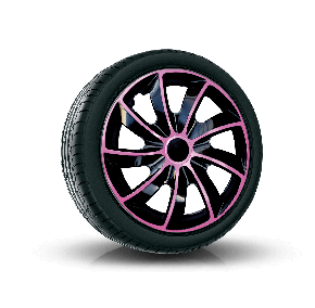 Copricerchi per FIAT BLUE 14", QUAD BICOLOR ROSA 4 pz