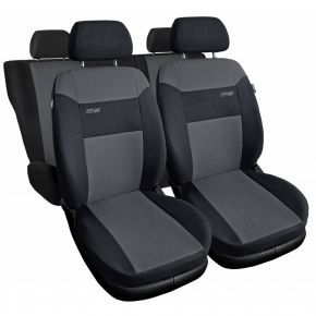 Coprisedili universali in tessuto RS grigio scuro adatti per BMW 1