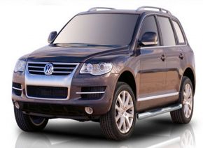 Telai laterali in acciaio inox per Volkswagen Touareg 2002-2010