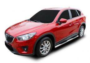 Telai laterali in acciaio inox per Mazda CX-5 2012-2016
