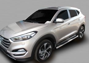 Telai laterali in acciaio inox per Hyundai Tucson 2015-2020