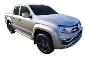 Telai laterali in acciaio inox per Volkswagen Amarok 2010-2016, 2016-up