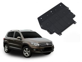 Protezioni di motore e cambio Volkswagen Tiguan 2,0TSI; 2,0TDI 2008-2011; 2011-2016