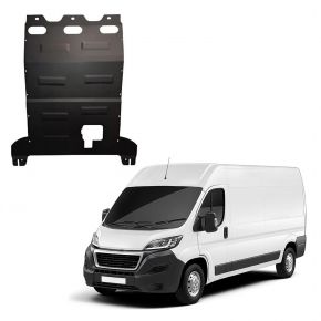 Protezione in acciaio per motore, cambio e radiatore per Peugeot Boxer adatto a tutte le motorizzazioni 2024-