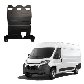 Protezione in acciaio per motore, cambio e radiatore per Fiat Ducato adatto a tutte le motorizzazioni 2024-
