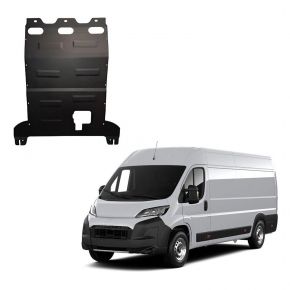 Protezione in acciaio per motore, cambio e radiatore per Toyota ProAce Max adatto a tutte le motorizzazioni 2024-