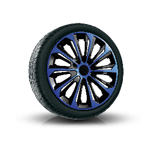 Copricerchi per CHEVROLET 15", STRONG DUOCOLOR NERO-BLU 4 pz