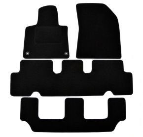 Tappetini auto in velluto su misura per Citroen C4 Grand Spacetourer 2013- 7m (7 posti) (5 pezzi)