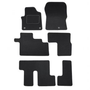 Tappetini auto in velluto su misura per Hyundai Staria 2021- (9 posti) (6 pezzi)