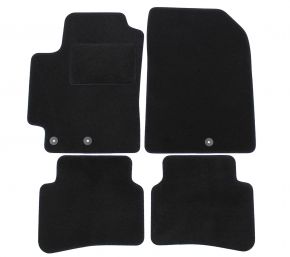 Tappetini auto in velluto su misura per Kia Rio 2017- (4 pezzi)