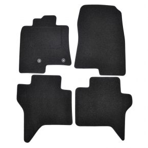 Tappetini auto in velluto su misura per Mitsubishi Pajero 2007-2018 (5 porte) (4 pezzi)