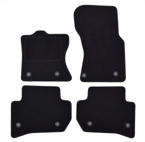 Tappetini auto in velluto su misura per Jaguar F-Pace 2018- (4 pezzi)