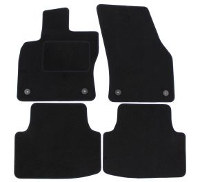 Tappetini auto in velluto su misura per Seat Leon III 2012-2020 (4 pezzi)