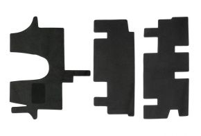 Tappetini auto in velluto su misura per Volkswagen T6 Multivan 2016- (3 pezzi)