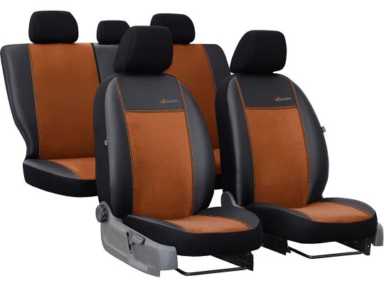 Tappetini anteriori in velluto Nero per Seat Exeo 2008-2015