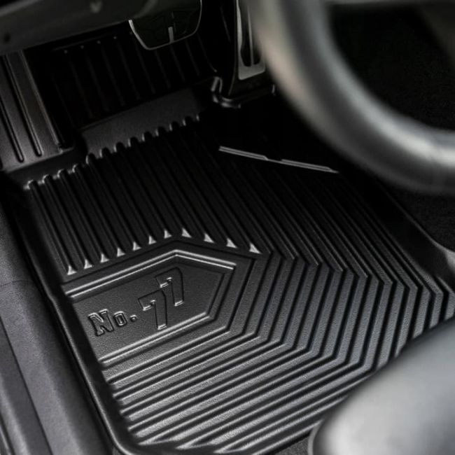 Tappetini Auto In Gomma Su Misura Per Renault Clio V (dal 2019) – Set Completo Con Rinforzo Pedali