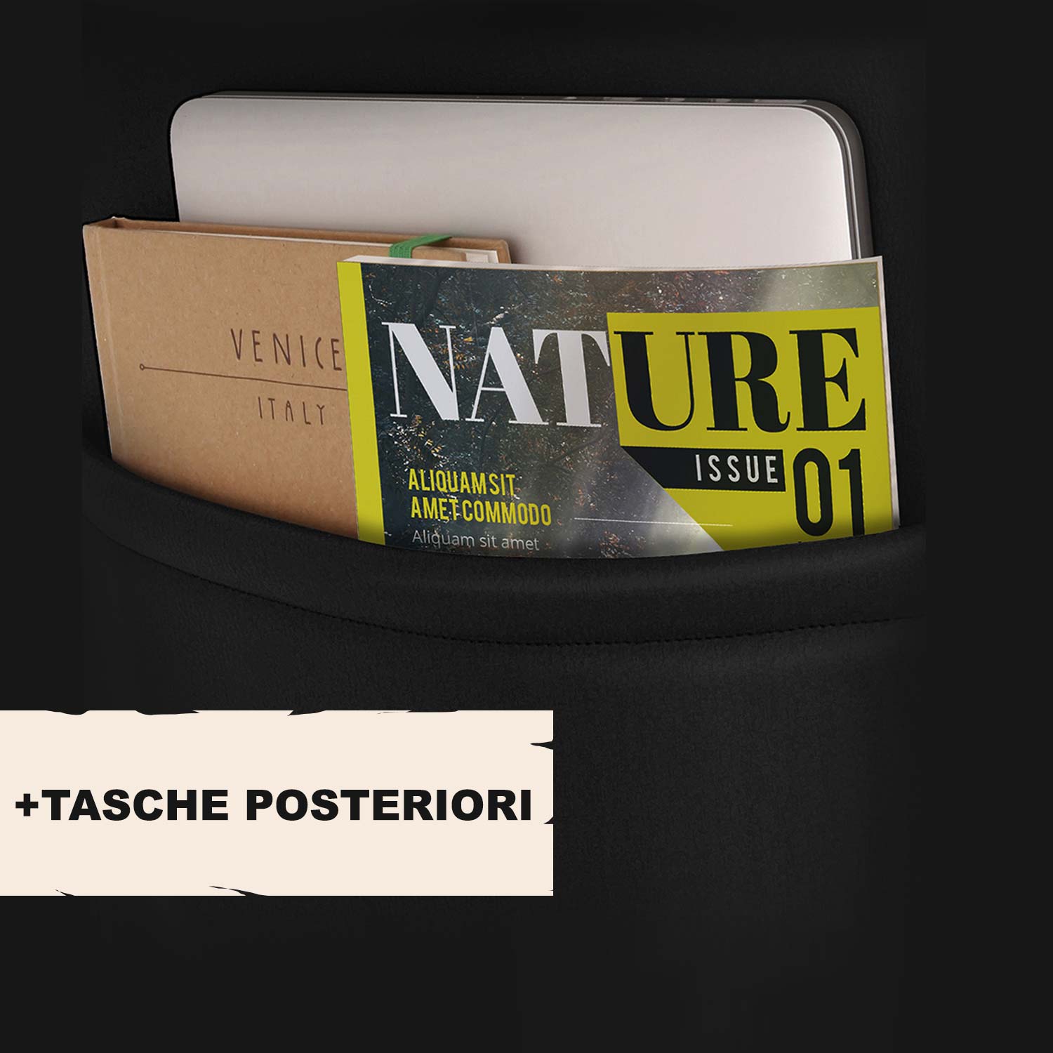 Tasche portaoggetti posteriori sui coprisedili Beirut